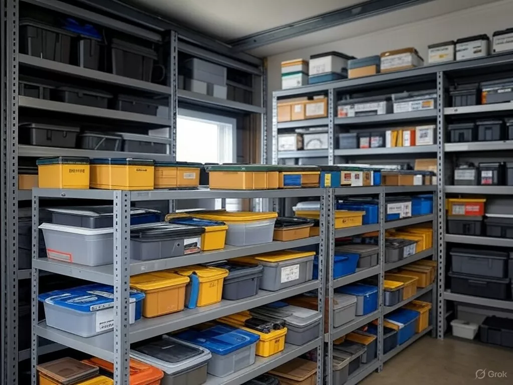 Organizacja z Wytrzymałymi Stojakami na Przechowywanie